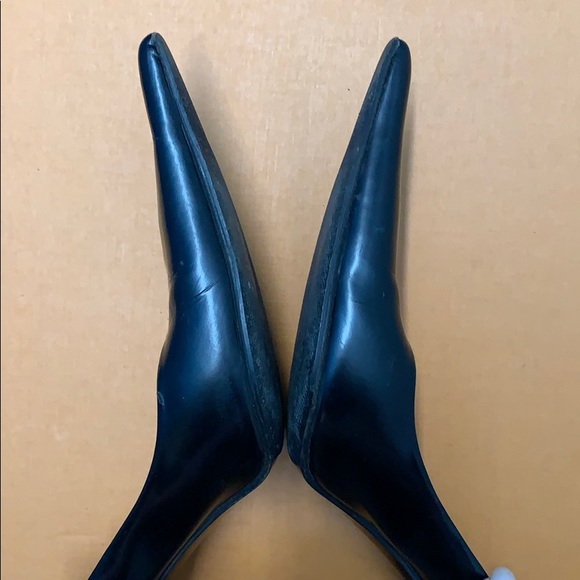 Le Silla Black Leather Heels main image 1
